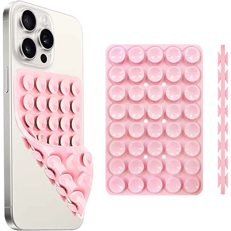 Phone Cases With Stand - Silikonowy uchwyt na telefon z przyssawką,