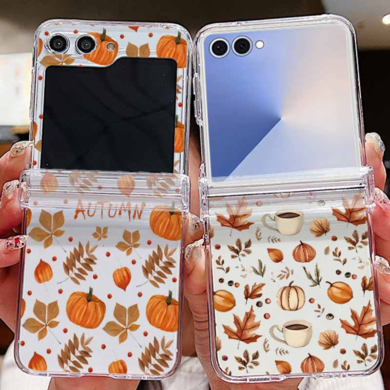 Phone Cases Z Flip 5 - Etui na telefon z motywem jesiennych