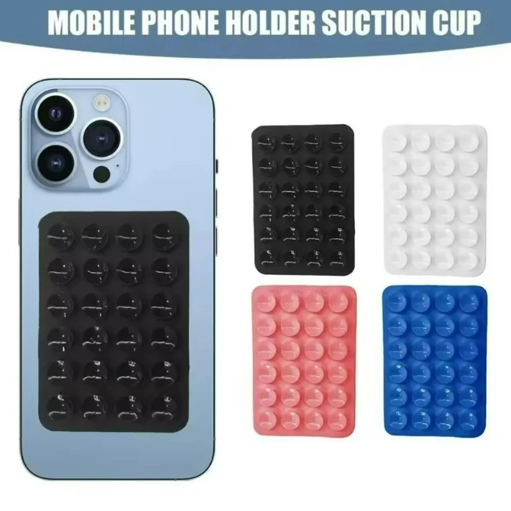 Phone Cases With Stand - Silikonowy uchwyt na telefon z przyssawką,