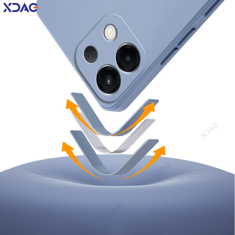 Silicone Liquid Case - Luksusowe etui na telefon w kształcie