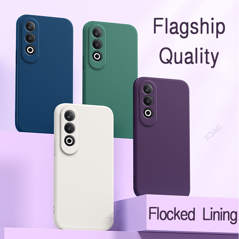 Silicone Liquid Case - Oryginalne kwadratowe etui na telefon z