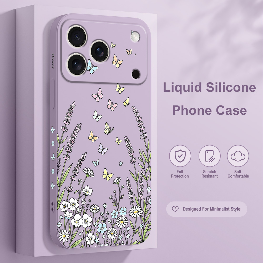 Etui na telefon Grass Butterfl – Silicone Liquid Case recenzja i cena