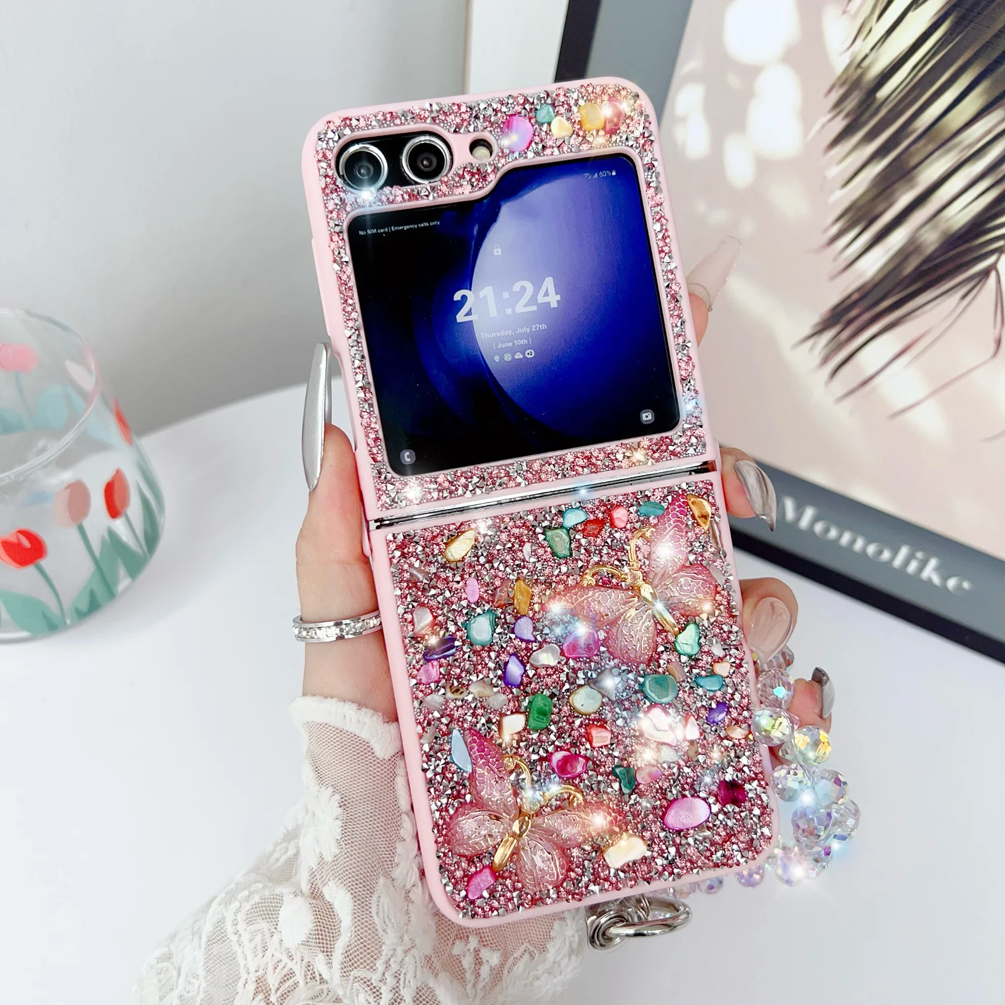 Luksusowe brokatowe etui na te – Phone Cases Z Flip 5 recenzja i cena