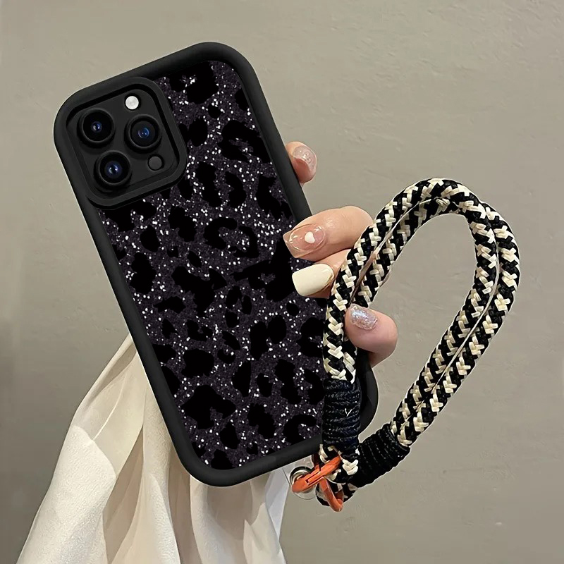 Czarne etui na telefon z motyw – Phone Cases With Loop recenzja i cena