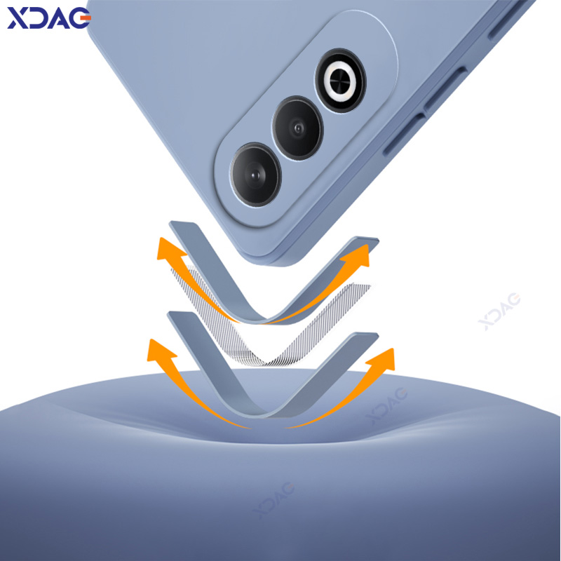 Oryginalne kwadratowe etui na  – Silicone Liquid Case recenzja i cena